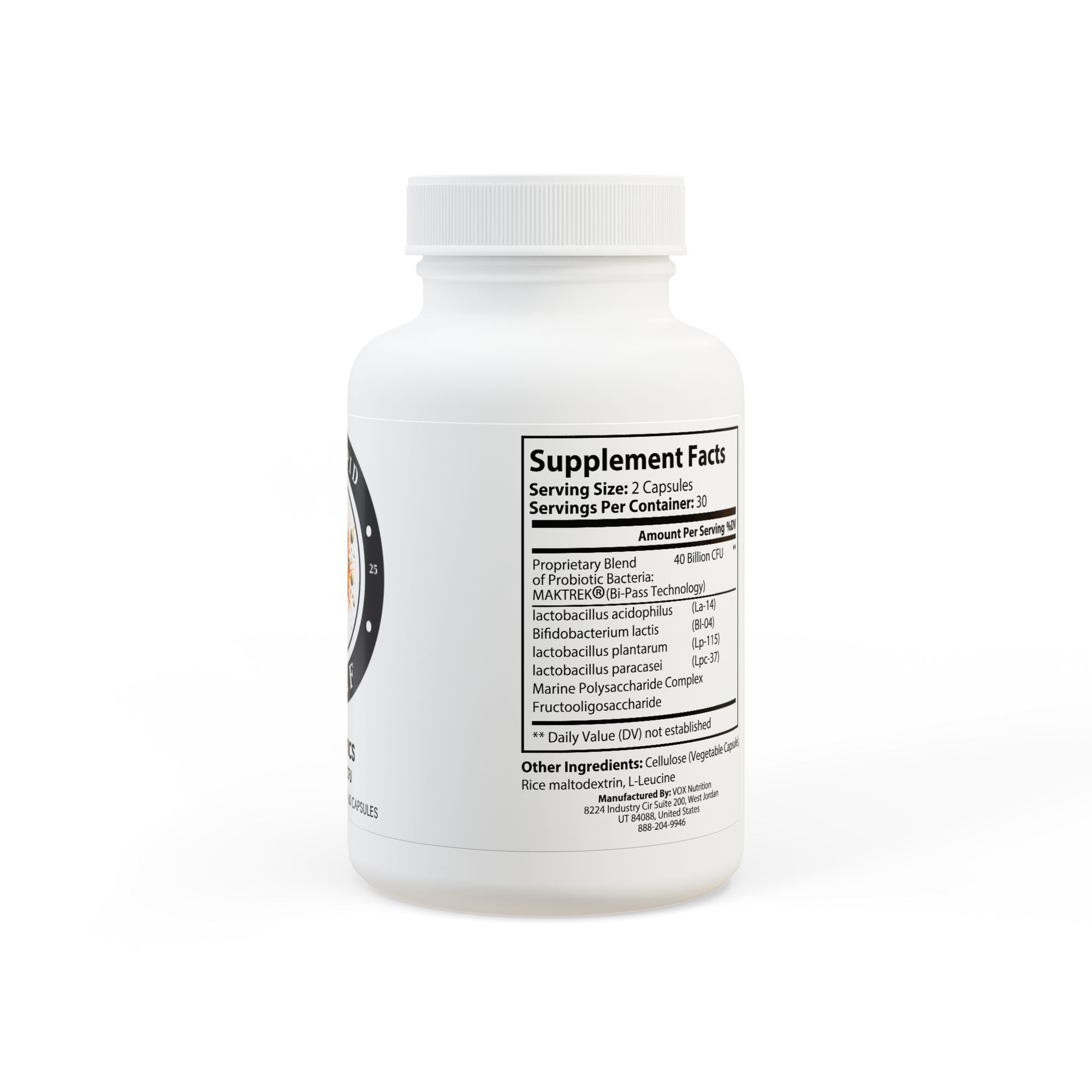 Probiotics Supplement (60 Capsules)