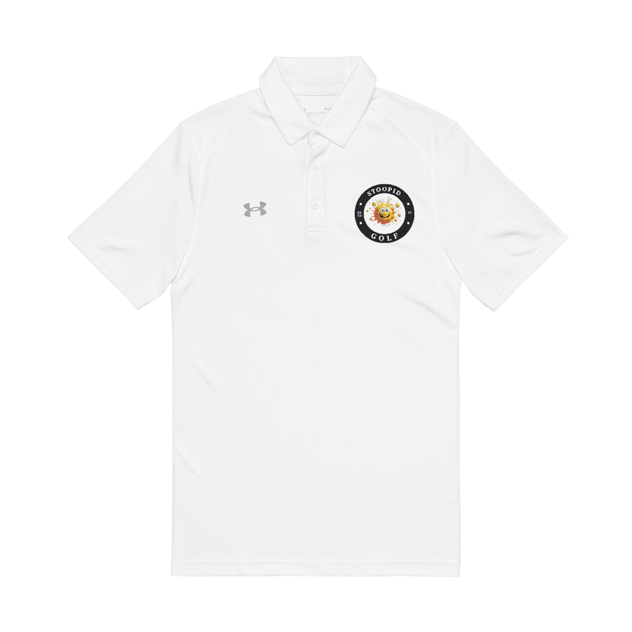 UnderArmour Embroidered White Polo