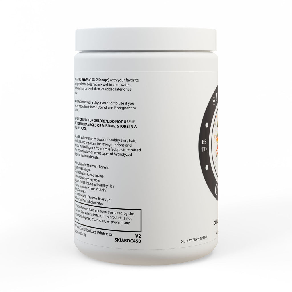 Collagen Peptides Type I & III Supplement (350g, 12.3oz)