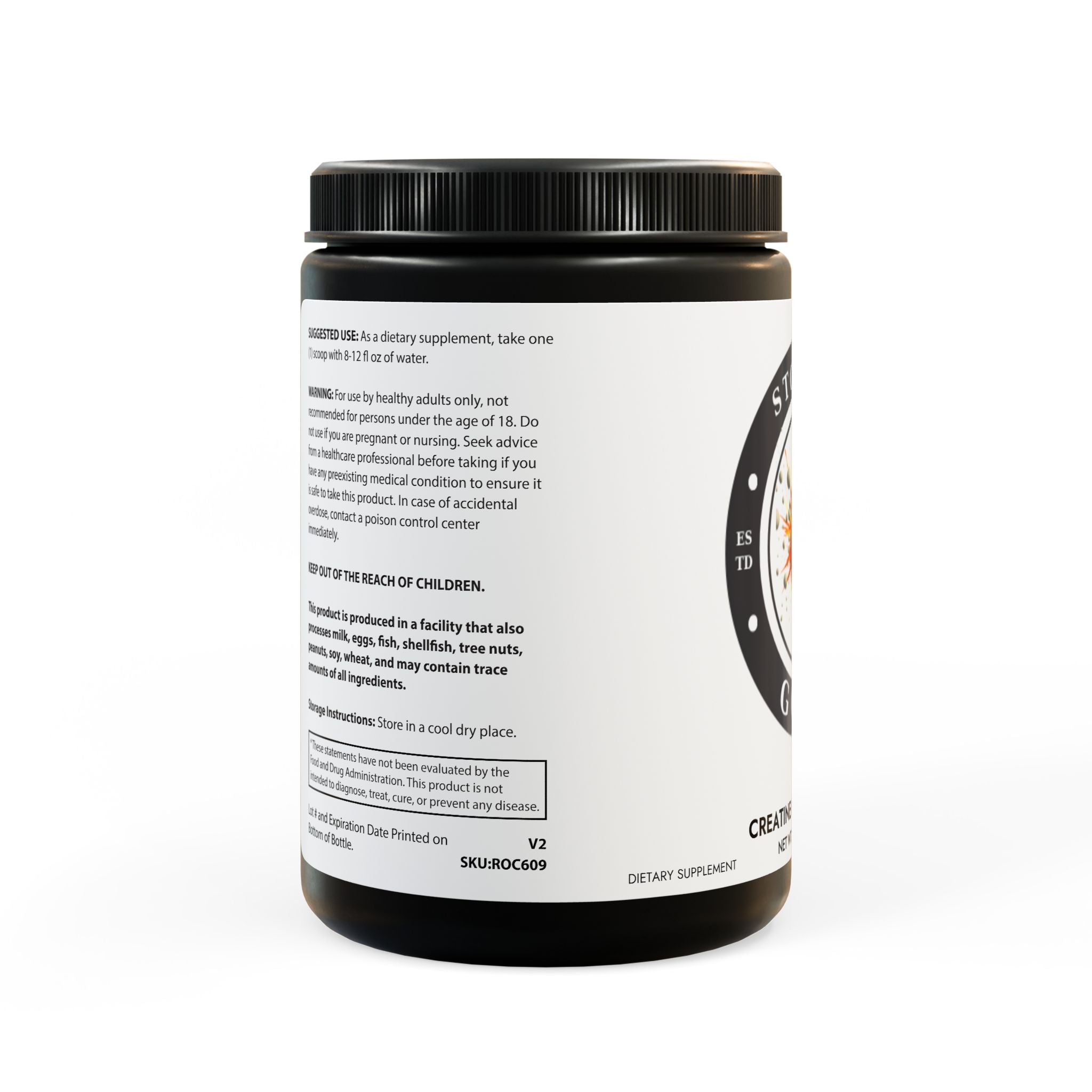 Creatine Monohydrate Supplement (300g, 10.58oz)