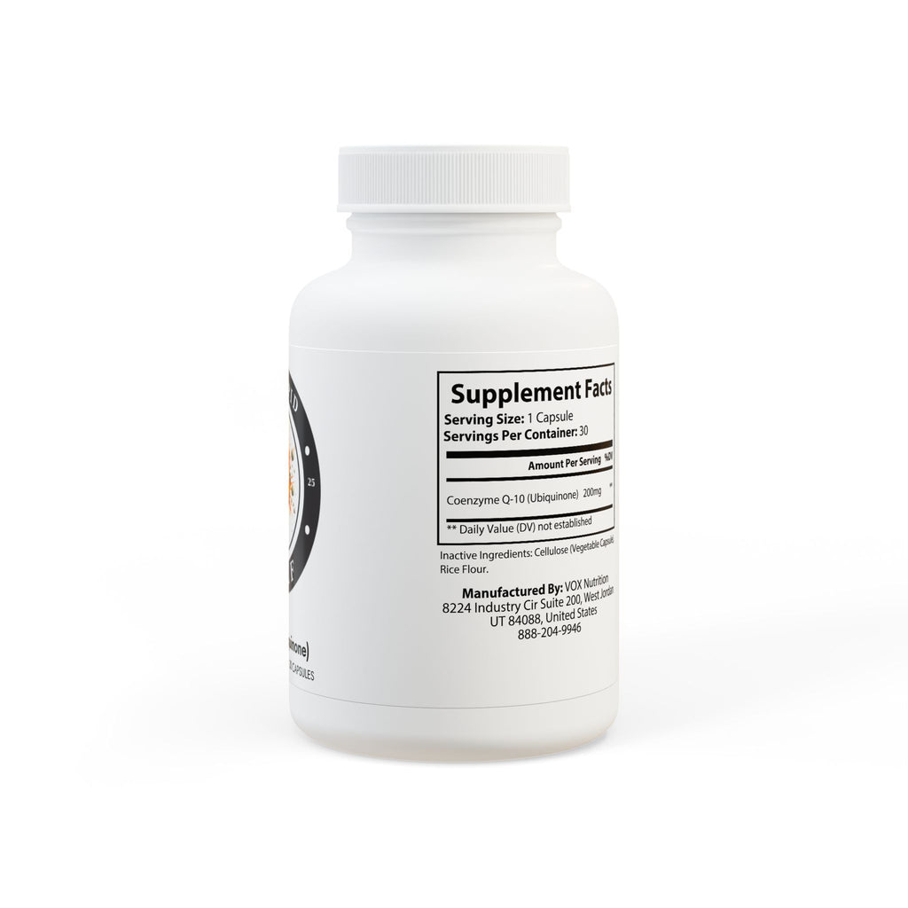 CoQ10 (Ubiquinone) Supplement (30 Capsules)