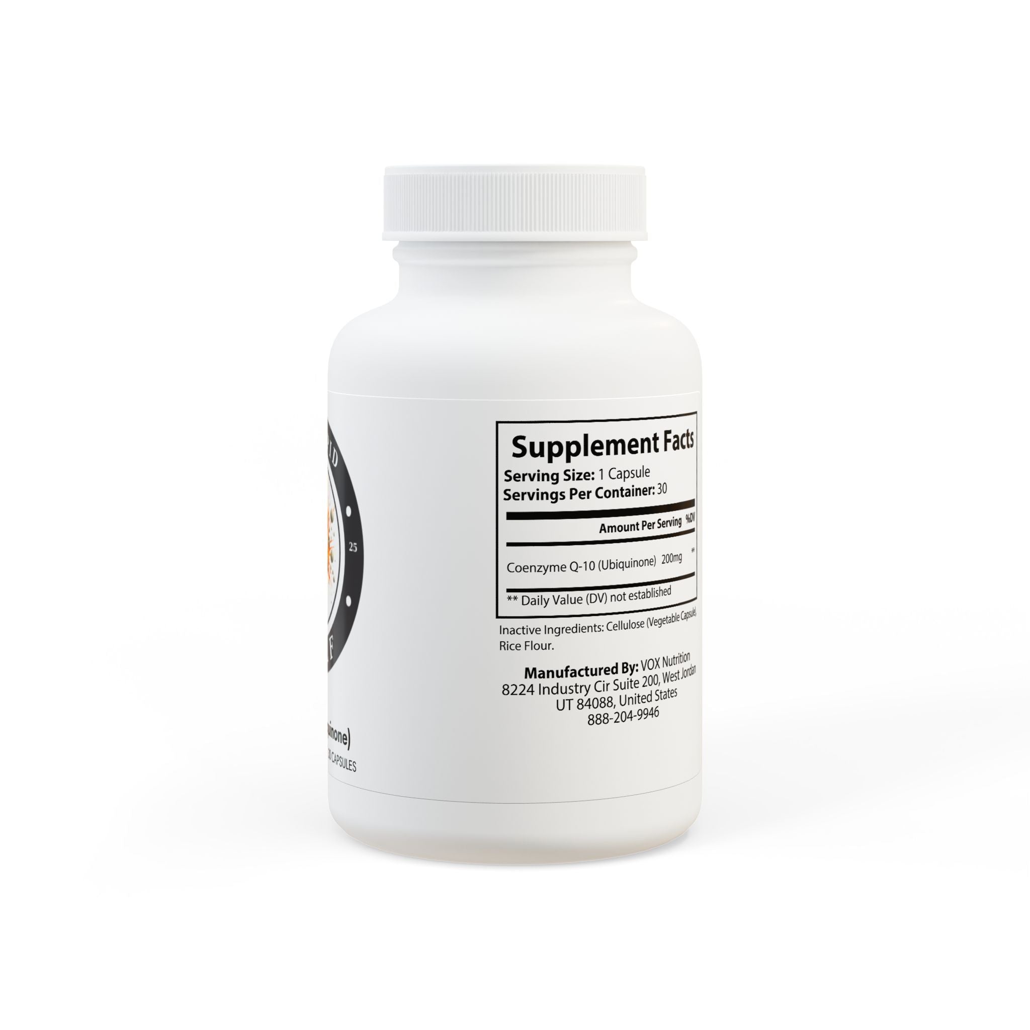 CoQ10 (Ubiquinone) Supplement (30 Capsules)